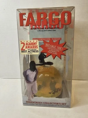 FARGO 1996 Video VHS Tape & SNOW GLOBE Collector's Set FACTORY SEALED Coen Bros - Image 1 of 4