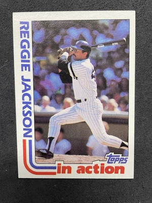 1982 Topps - In Action #301 Reggie Jackson - Image 1 of 2