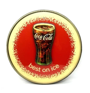 Coca Cola Best on Ice 3D Cola Flasche große runde Wandrelief Made in USA 17,5" - Bild 1 von 9