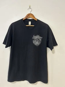 HARLEY DAVIDSON LAS VEGAS SHIRT VINTAGE - Sz L - Black MADE IN USA See No Evil - Picture 1 of 8