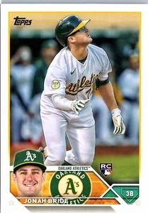 2023 Topps OAKLAND ATHLETICS JONAH BRIDE #95 RC - NM/M - Picture 1 of 2