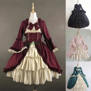 Eur Medieval Cosplay Dress Renaissance Costume aristocratic ladies Court Attire - Picture 1 of 16