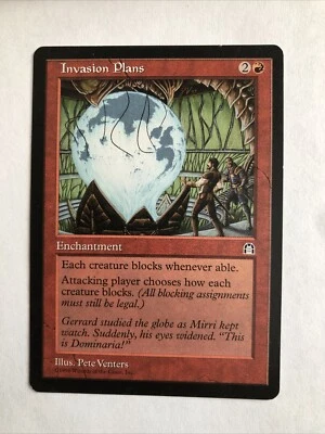 Invasion Plans X1 Stronghold Played Condition See Front/back Pics Scuff Mark - Image 1 of 3