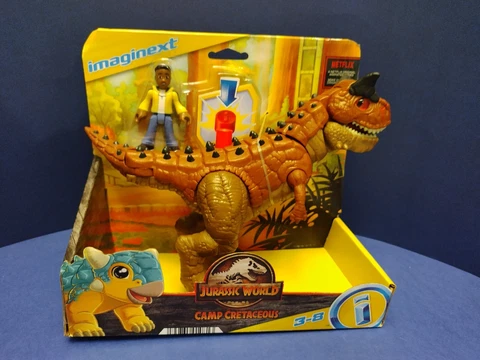 Jurassic World Camp Cretaceous Carnotaurus Toro Darius Imaginext Netflix Cover