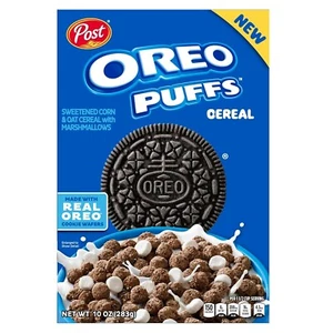 Post Oreo Puff Schokolade Frühstück Müsli, 10 Oz Box - Bild 1 von 1