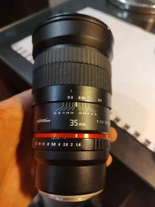 Walimex Samyang Rokinon 35mm F 1.4 Per Fuji - Foto 1 di 3