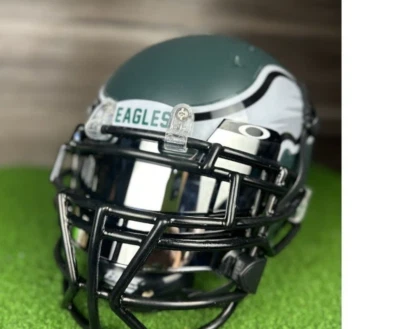Casco Schutt adulto grande Philadelphia Eagles tamaño completo Foto 1 de 4