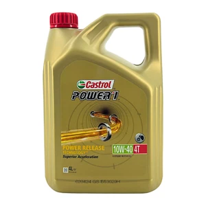 Castrol Power 1 4T 10W-40 4 Liter 4-Takt Motoröl für Motorräder - Bild 1 von 2