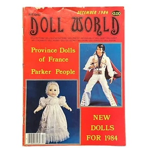 1984 December National Doll World Magazine Cabbage Patch Parker People France - Imagen 1 de 3