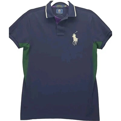 Ralph Lauren Women's Wimbledon Tennis 2019 Official Polo Shirt Blue Size SP - Image 1 of 4