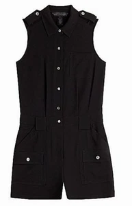 NWT MARC BY MARC JACOBS Romper/Jumpsuit Utility Black Sleeveless Size 6 - Picture 1 of 12