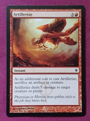 Magic The Gathering NEW PHYREXIA ARTILLERIZE red card MTG - Image 1 of 2