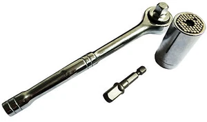 GATOR Typ GRIP REFLEX GRIP UNIVERSAL STECKSCHLÜSSELSATZ Bohrer Adapter MEHRZWECK - Bild 1 von 1