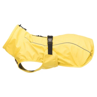 Trixie Regenmantel Vimy gelb für Hunde, wasserdicht, verstellbar, winddicht