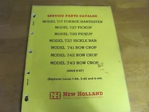 New Holland 717 Service Parts Catalog 717 727 728 737 741 742 743 - Picture 1 of 8