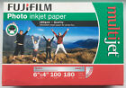 Fujifilm Photo Inkjet Paper 6 x 4 inch 180gsm 100 Gloss Sheets Free UK Delivery