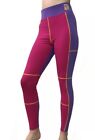 Nike Women’s Colour Block Regular Length Tight Fit Legging-Purple/Dark Pink