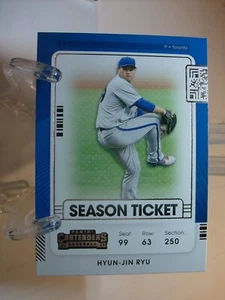 2021 Panini Contenders Season Ticket Baseball #48 Hyun-Jin Ryu (1515) - Picture 1 of 2