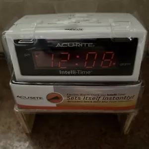 AcuRite Sveglia Elettrica Intelli-Time 4,5" (1301A1) Nuova Sigillata - Foto 1 di 7