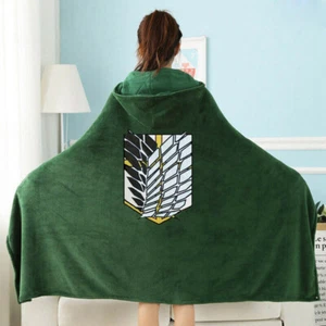 Attack on Titan Blanket Cloak Shingeki Kein Kyojin Survey Corps Umhang Cape - Bild 1 von 6