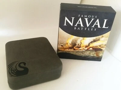 Cook Islands 2010 $1 "Famous Naval Battles" Hampton Roads 1852 1 OZ Silver Coin  - Image 1 of 4