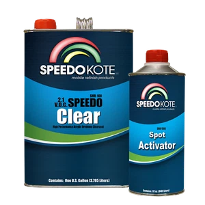 2.1 voc Extremely Fast Clear Coat, 4:1 mix Clearcoat Med Gallon Kit, SMR-100/150 - Picture 1 of 1