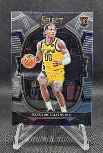 2022-23 Panini Select Concourse Plata Bennedict Mathurin radiocontrol - Pacers novatos - Imagen 1 de 2