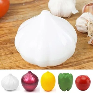 Frischhaltender Knoblauchhalter weiß Kühlschrank Aufbewahrungsbox Knoblauch - Bild 1 von 12