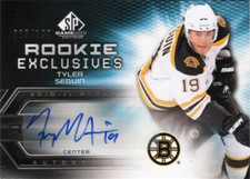 TYLER SEGUIN: 2010-11 SP Game Used Edition - Rookie Exclusives Autograph card