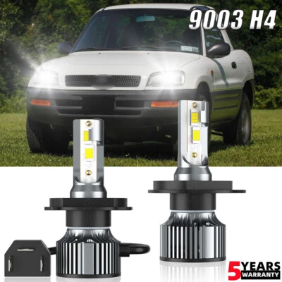 For Toyota Rav4 1997-2015 H4 9003 LED White Headlight Bulbs Kit Hi/Low Beam 200W - Image 1 of 4