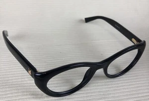 Max Mara MM 1300 54-15-145 Frame Only Eyeglass Glasses Black READ Minor Flaws - Picture 1 of 8