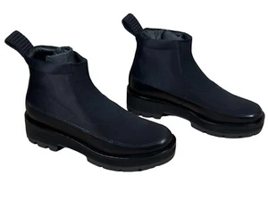 3.1 Philip Lim AVRIL Bota Elástica Suela Chelsea Cuero Negro 39 EE. UU. 8.5 NUEVO - Imagen 1 de 7