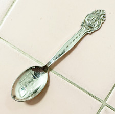 Vintage Sterling Silver Souvenir Spoon State Louisiana Marthinsen Norway Justice