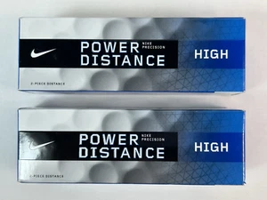 6 New NIKE POWER DISTANCE HIGH GOLF BALLS  - 2 SLEEVES OF 3 = 6 Total Balls - Picture 1 of 3