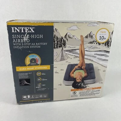 Intex Premium Durabeam 10" Twin Air Mattress With Internal Battery Pump - Image 1 of 4