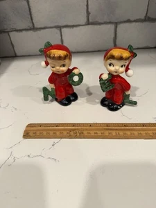 Vintage Elf Noel Salz und Pfefferstreuer 1956 Napco Japan - Bild 1 von 14