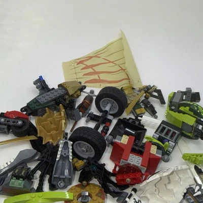 Lego Ninjago Juego Piezas Lote Lote Parcial Dragon Car Sail Destiny Bounty 9450 15oz Foto 1 de 4