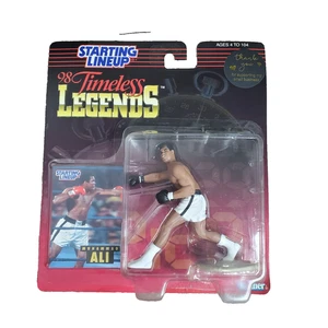 Muhammad Ali Boxen Startaufstellung (1998) Timeless Legends Figur + Karte Ton - Bild 1 von 4