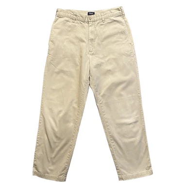 GH Bass Co Chino Pants Mens 32x30 Khaki Flat Front Relaxed Straight Fits 32x29 - Image 1 of 4