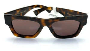 Gucci GG1835S 002 Square Havana Sunglasses #10/6 - Picture 1 of 13