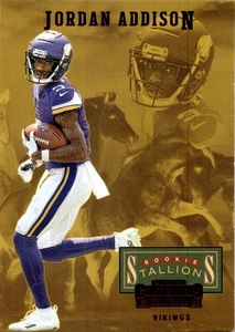 Panini Contenders 2023 - Rookie Stallions Jordan Addison #24 Red (RC) Vikings - Imagen 1 de 3