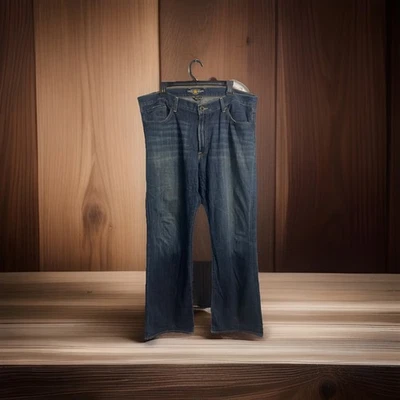 Pantalones de mezclilla Lucky Brand 367 vintage corte bota para hombre talla 38x32 azul Foto 1 de 4