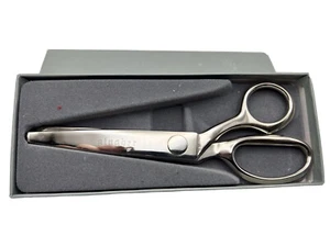 Gingher Pinking Nähschere 7,5 im orig Karton Chrom Stickschere Italien - Bild 1 von 7