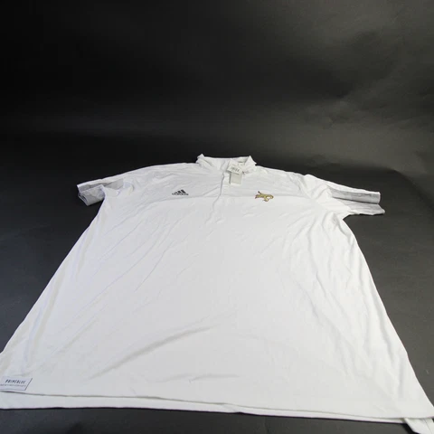 Texas State Bobcats adidas Primeblue Polo Men's White Used Cover