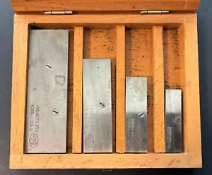 Set of 4 Vintage HELIOS ADJUSTABLE PARALLELS ~ Made in Germany ~ With Case - Picture 1 of 6