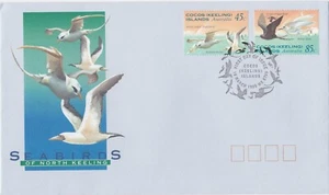 1995 Cocos (Keeling) Islands FDC cover Seabirds set 2 covers) - Picture 1 of 4