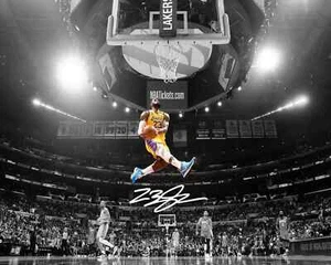 LEBRON JAMES - 8 X 10 GLOSSY SIGNED PHOTO REPRINT - Picture 1 of 1