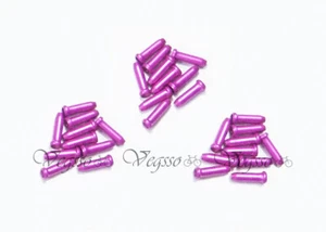NEW ALLIGATOR INNER CABLE END CAPS TIPS BRAKE SHIFTER, 30pcs, PURPLE - Picture 1 of 6