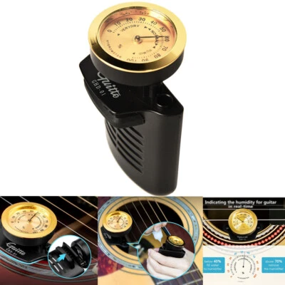 Humidificador de guitarra 2 en 1 orificios de sonido sistema de cuidado de la humedad para guitarra acústica Foto 1 de 4