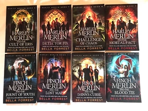 LOT of 8 Harley Merlin Bella Forrest Series Trade Paperback Books 6-12, 16 - Picture 1 of 5